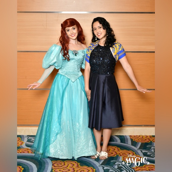 Blue Sequin Formal Dress - Picture 3 of 5